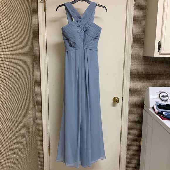 Azazie Dresses & Skirts - AZAZIE Dusty Blue Dress